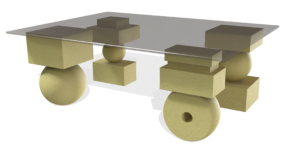 Modelisation 3D Table Moca