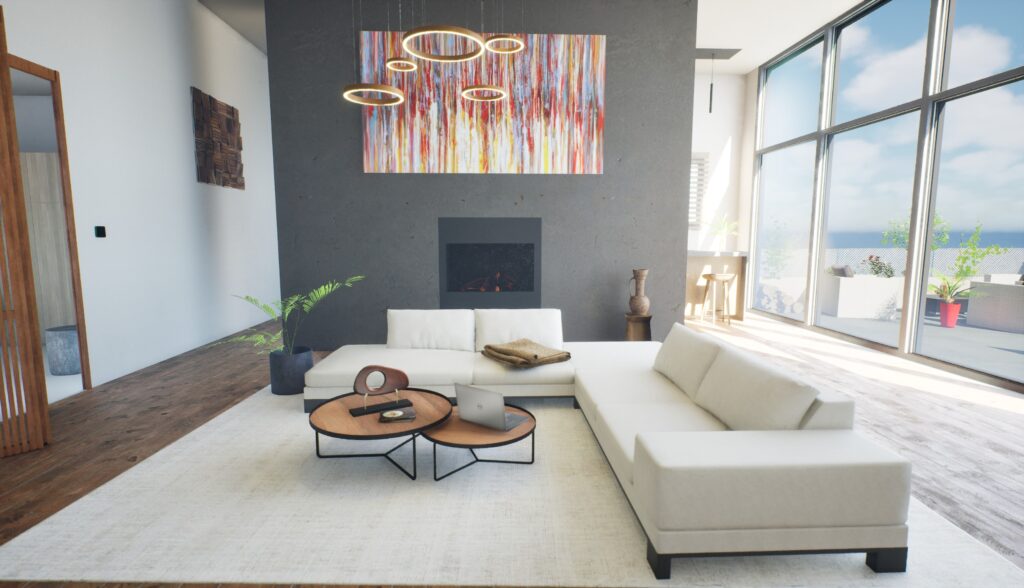 Projet de conception 3D pour une architecte d'interieur